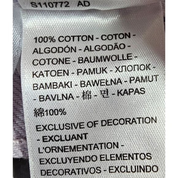 Levi's Womens 30 501 Original Buttonfly  Jean Shorts in Washed Lilac NWT - Picture 11 of 12